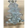 Image 5 : 2 Art Glass Christmas Trees - tallest approx: 5.5"