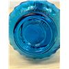 Image 6 : Mid Century Blue Glass Bottle & Stopper Decanter - Approx: 13"T