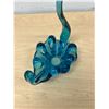 Image 5 : Vintage Aqua Blue Canadian Art Glass Swan Bird - Approx: 9.25"T