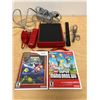 Image 1 : Red Nintendo Wii Mini with games and accessories as pictured - see all photos