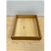 Image 3 : Glenn M. Nutt Crane Tile on Wood Box - approx: 8.5x10.5" & 2"T