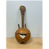 Image 8 : Handmade African Gourde Guitar Décor Piece - Approx: 24" - see all photos