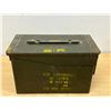 Image 3 : Vintage Military Metal Ammo Box Ammunition - 420 Cartridges M80 12x6" & 7.5"T