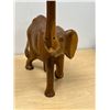 Image 4 : Large Wood Carved Elephant Sculpture - Approx: 13"W 15.5"T - see all photos