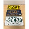 Image 1 : 3 Canadian License Plates - Yukon & Alberta - see all photos