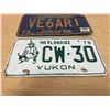 Image 2 : 3 Canadian License Plates - Yukon & Alberta - see all photos