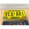 Image 4 : 3 Canadian License Plates - Yukon & Alberta - see all photos