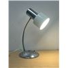 Image 1 : Mid Century Chrome / Metal Gooseneck Task Lamp - nice, works. 15"