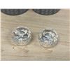 Image 5 : 2 Swarovski Crystal Candle Holders - smaller 1.25"T