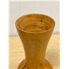 Image 2 : Manitoba Poplar Sculptural Wood Carved Vase 8.5" tall