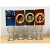 Image 1 : LOTR The Lord of the Rings The Fellowship of The Rings Goblet Style Light UP Glass Set