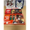 Image 2 : 14 Christmas Bubble Lights & 20 Glass Ornaments as pictured