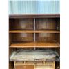 Image 10 : Antique Oak Drop Front Secretary Desk / Cabinet - Approx: 32x16.5" & 67.5"T see all photos