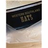 Image 10 : Handwoven Supreme Shantung Straw Western Cowboy Hat 7 3/4 - see all photos