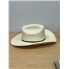 Image 3 : Handwoven Supreme Shantung Straw Western Cowboy Hat 7 3/4 - see all photos