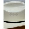 Image 4 : Handwoven Supreme Shantung Straw Western Cowboy Hat 7 3/4 - see all photos
