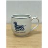 Molly Hatch Art Pottery Dachshund Dog Coffee Mug 3.75"T