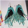 Image 4 : Stunning Hand Beaded Earring Lot - see description and photos