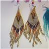 Image 6 : Stunning Hand Beaded Earring Lot - see description and photos
