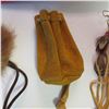 Image 5 : Vintage hand made leather/fur Indigenous lot - see description and photos