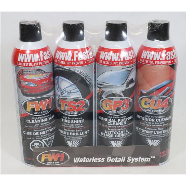 NEW 4 CAN WATERLESS DETAIL SYSTEM