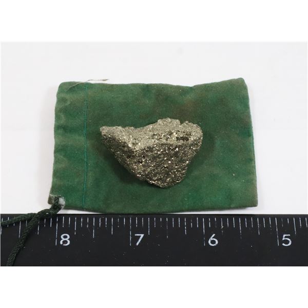 GOLD COLOUR MINERAL SAMPLE IN BAG