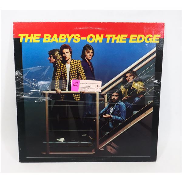 VINYL RECORD THE BABYS ON THE EDGE VERY GOOD