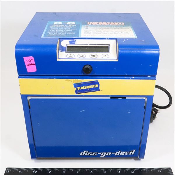VINTAGE COLLECTIBLE BLOCKBUSTER DISC-GO-DEVIL