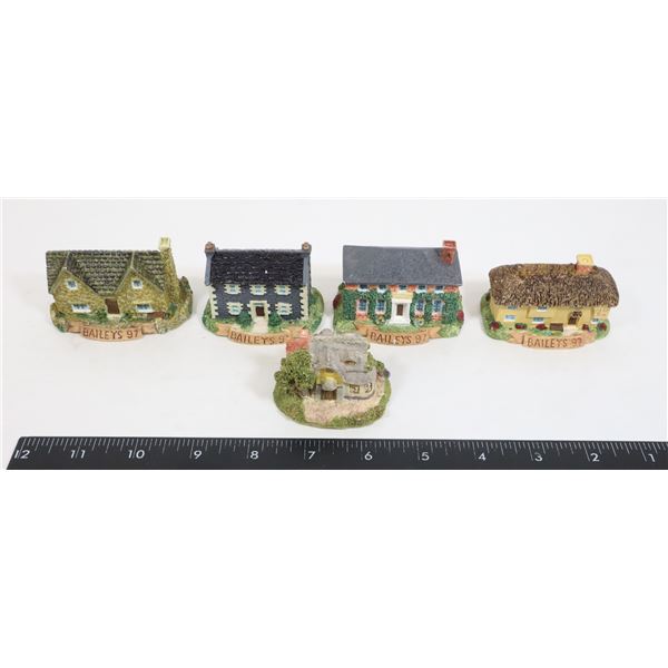 VINTAGE 1990’s BAILEYS MINIATURE IRISH HOUSES
