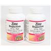Image 1 : 2 NEW  BOTTLES OF NATURAL FACTORS PURE ZINC 50MG