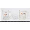 Image 1 : 2 BABY "A&W" ROOT BEER MUGS + 1 CC SHOT GLASS