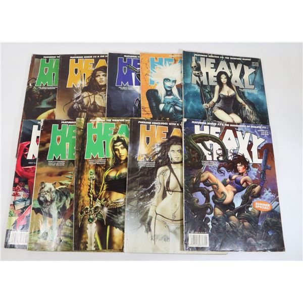 LARGE BAG OF HEAVY METAL MAGAZINES FROM 2005 TO