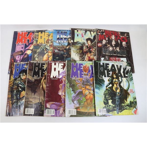 LARGE BAG OF HEAVY METAL MAGAZINES FROM 2001 TO