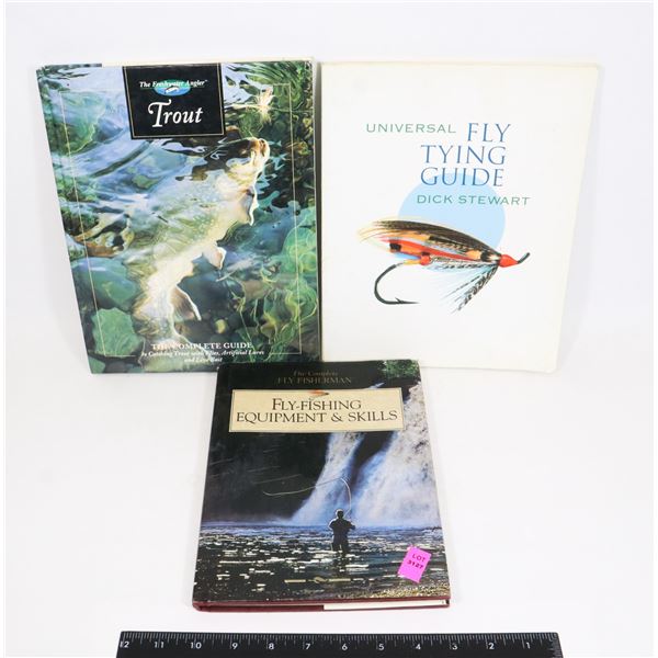 THREE FISHING THEMED BOOKS INCLUDING FLY FISHING