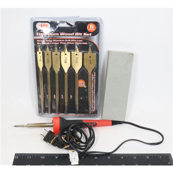 WOOD SPADE DRILL BIT SET SOLD WITH WELLER