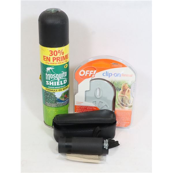 BUNDLE OF SUMMER ITEMS INCLUDING 5X20MM GOLF SCOPE