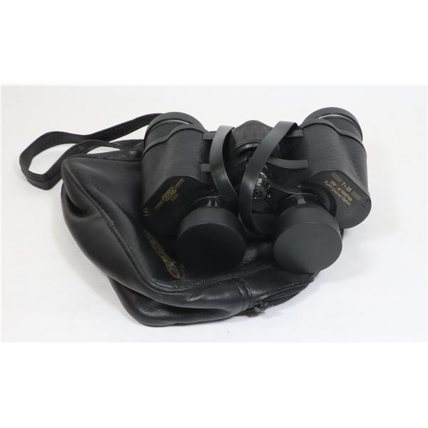OPTEX 7 X 35 BINOCULARS IN CASE WITH LENS CAPS