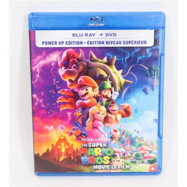 THE SUPER MARIO BROS. MOVIE BLU-RAY + DVD