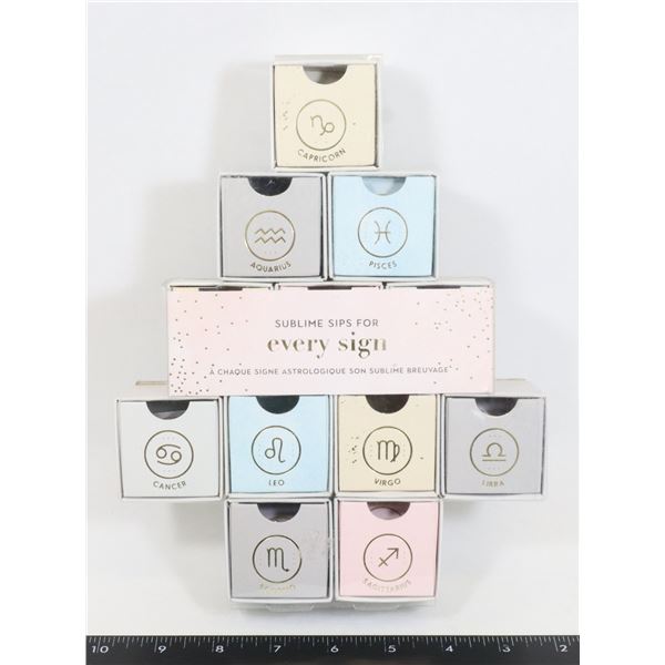 NEW INDIGO SUBLIME SIPS FOR EVERY SIGN. THREE