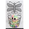 Image 1 : BUTTERFLY BASKET & TY BEANIE BOOS RAINBOW THE