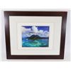 Image 1 : SIGNED FRAMED MATTED LANDSCAPE PHOTOGRAPH