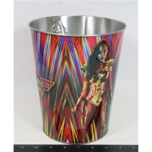 WONDER WOMAN WW84 METAL POPCORN BUCKET