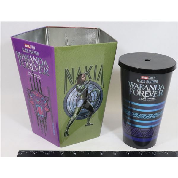 BLACK PANTHER WAKANDA FOREVER METAL POPCORN