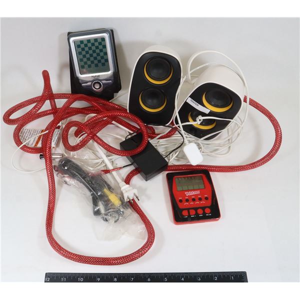 BOX OF ASSORTED UNTESTED ELECTRONICS INCLUDING