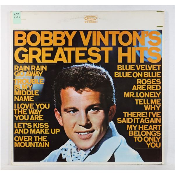 BOBBY VINTON'S GREATEST HITS