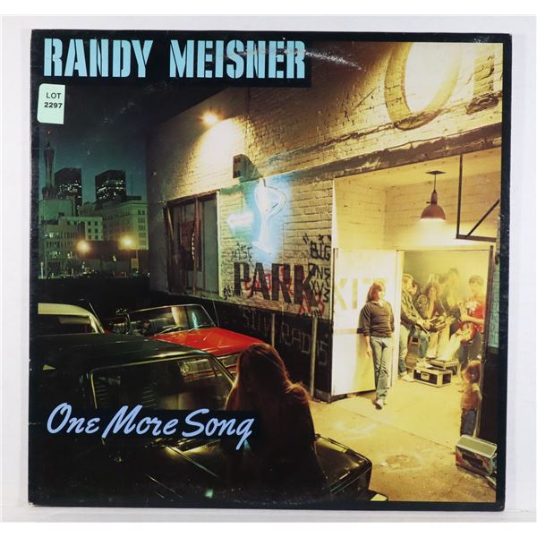 RANDY MEISNER ONE MORE SONG