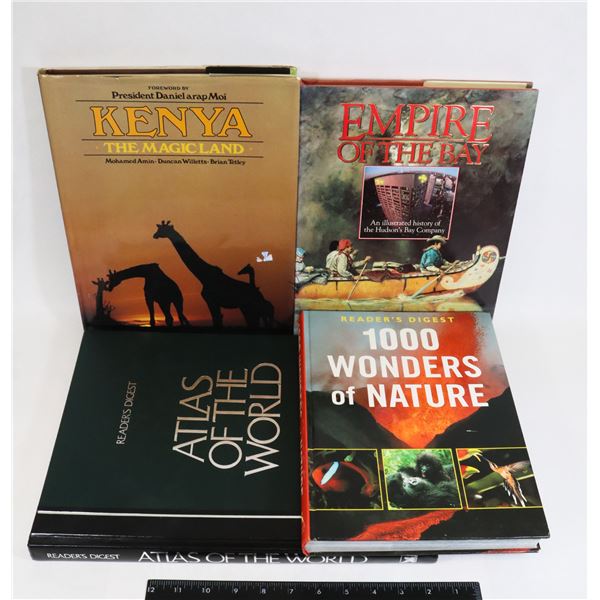 LOT OF COFFEE TABLE BOOKS INCLUDING EMPIRE OF THE