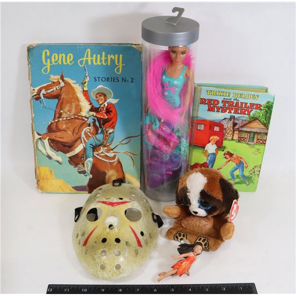 BOX OF VINTAGE TO MODERN KIDS TOYS INCLUDING