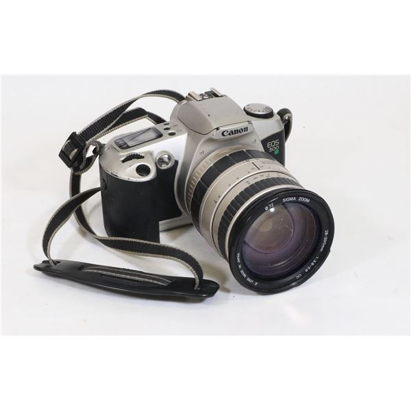 CANON EOS 500 N FILM CAMERA WITH LENS UNTESTED