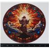 Image 1 : NEW 9" DIAMETER JESUS THEM WINDOW STICKER